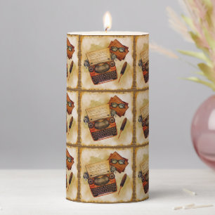 It Is Written Vintage Pillar Candle