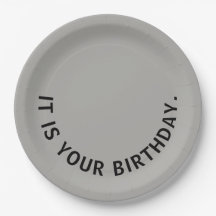 It is your birthday...with Dwight Schrute Plates
