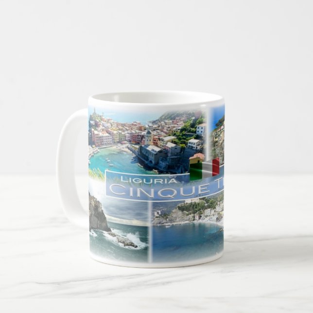 IT Italia - Liguria - Cinque Terre - Coffee Mug (Front Left)