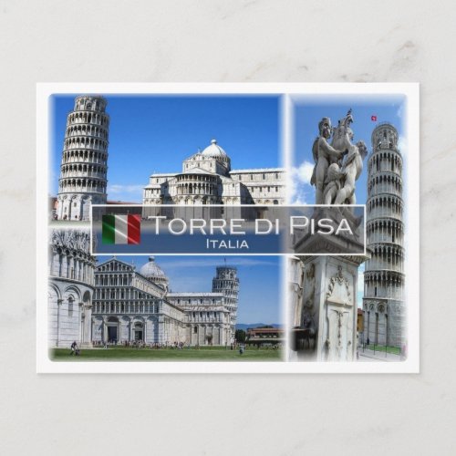 IT Italia _  Torre di Pisa _ Postcard