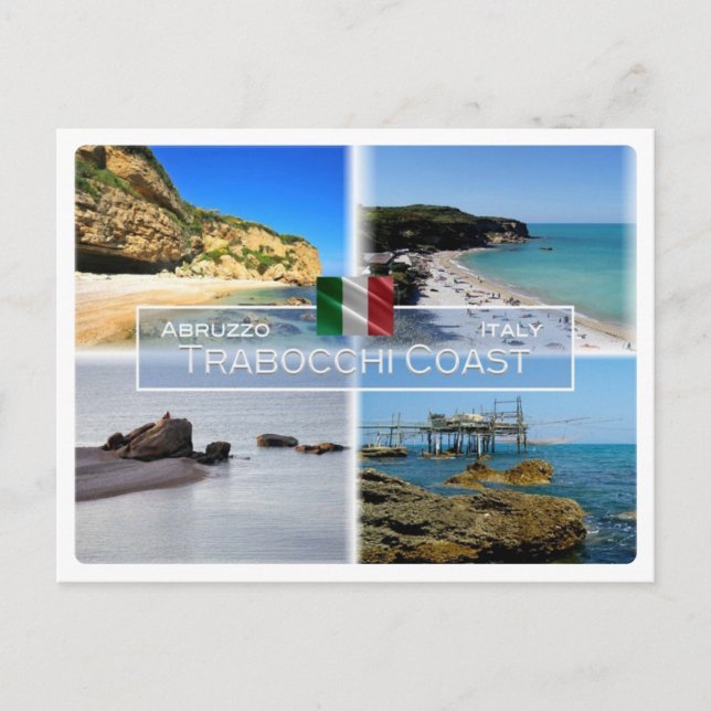 IT Italy - Abruzzo - Trabocchi Coast - Postcard (Front)