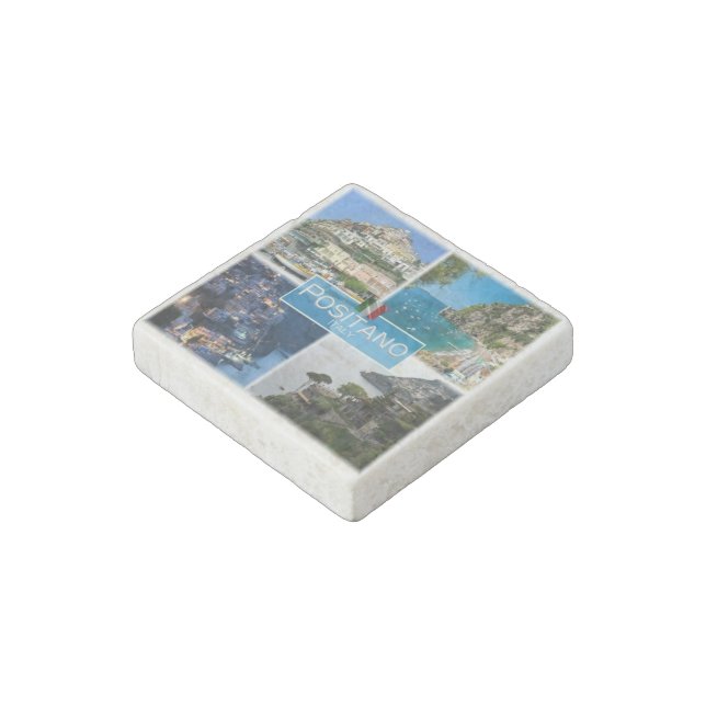 IT Italy - Campania - Positano - Stone Magnet (Angled)