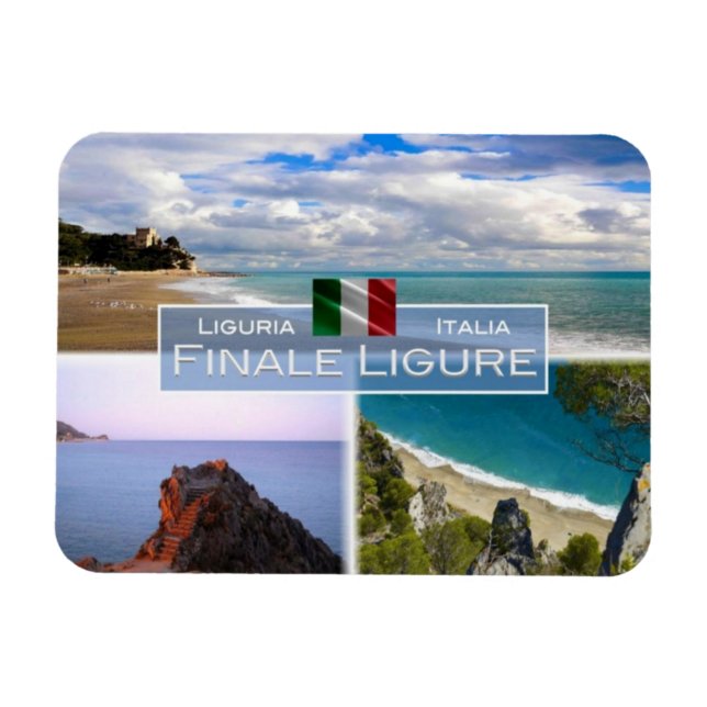 IT Italy - Finale Ligure - Castelletto - Magnet (Horizontal)