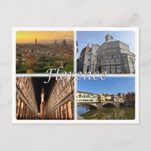 IT Italy _ Florence Firenze _ Postcard