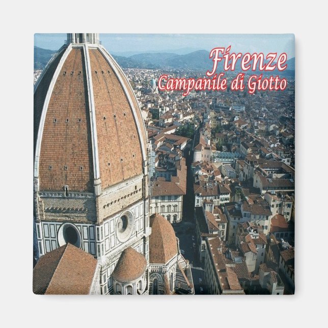 IT - Italy - Florence - Giotto Bell Tower Magnet (Front)