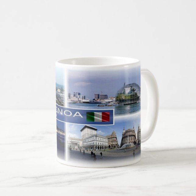 IT Italy - Genova Genoa - Coffee Mug (Front Right)