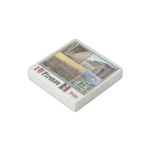 IT Italy - Italia - Firenze - I Love Mosaic - Stone Magnet