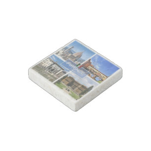 IT Italy -  Italia - Firenze - Ponte Vecchio - Stone Magnet