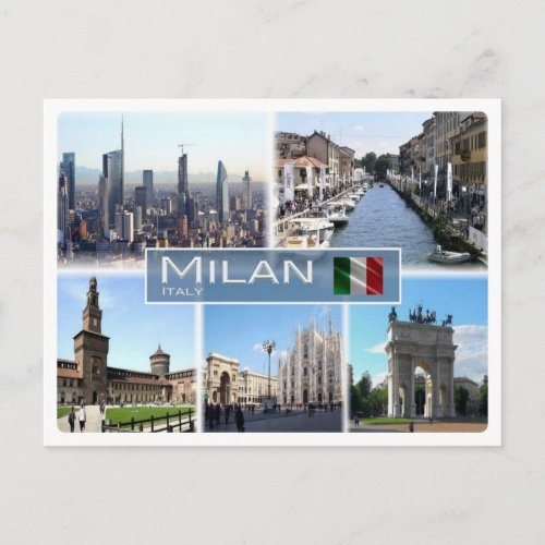 IT Italy _ Italia _ Milan _ Postcard