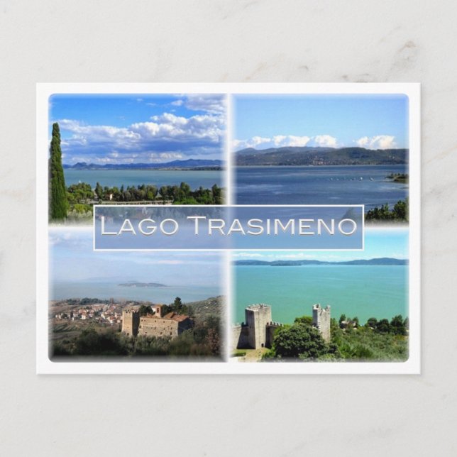 IT Italy - Lago Trasimeno Lake - Postcard (Front)