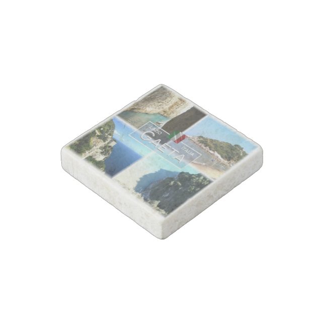 IT Italy - Lazio - Gaeta - Grotta del Turco - Stone Magnet (Angled)