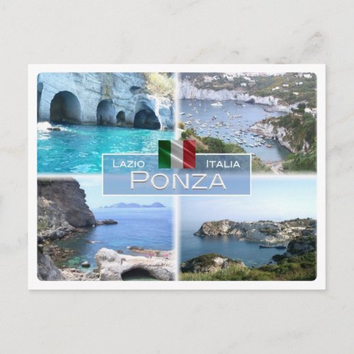 IT Italy _ Lazio _  Ponza _ Postcard