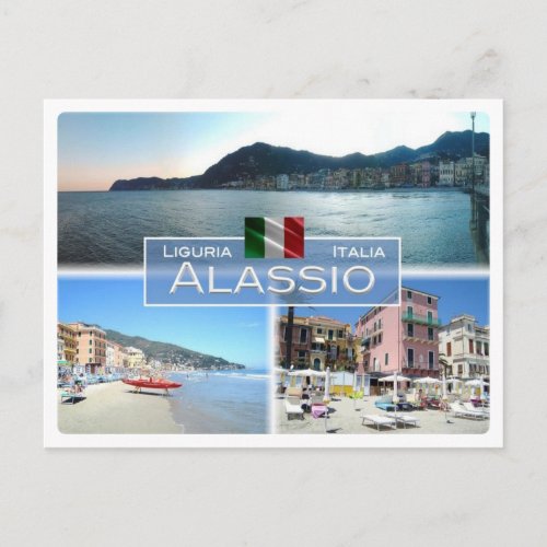 IT Italy _ Liguria _ Alassio _ Postcard