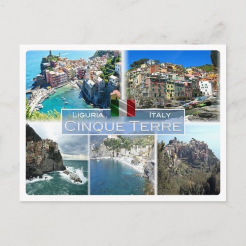 IT Italy _ Liguria _ Cinque Terre _ Postcard