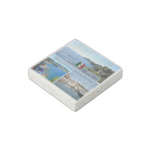 IT Italy - Liguria - Santa Margherita ligure - Stone Magnet