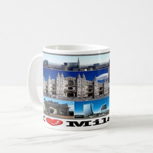 IT Italy _ Milan Milano _ Coffee Mug