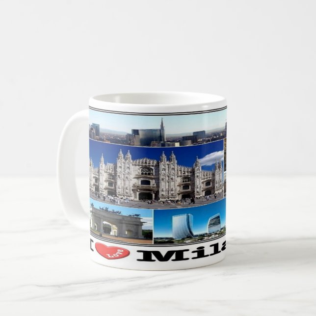 IT Italy - Milan Milano - Coffee Mug (Front Left)