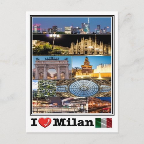 IT Italy _ Milan _ Postcard