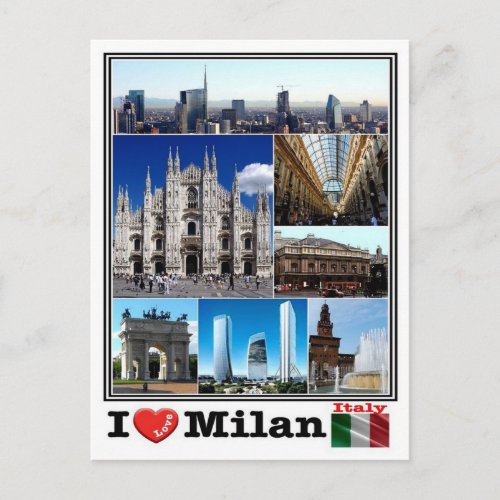IT Italy _ Milan _ Postcard