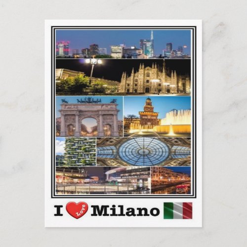 IT Italy _ Milano _ Postcard