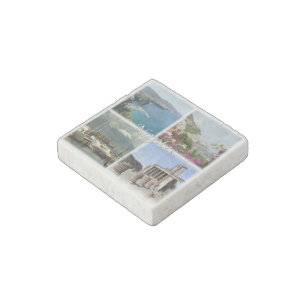IT Italy - Naples - Sorrento - Pompeii Amalfi - Stone Magnet