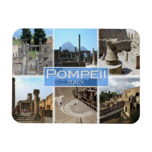 IT Italy - Pompeii Italy - Basilika - Magnet