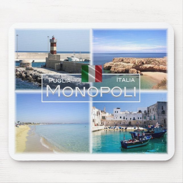 IT Italy - Puglia - Monopoli - Mouse Pad (Front)