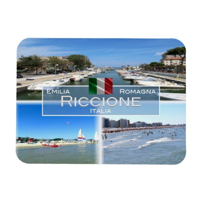 IT Italy - Riccione - Magnet (Horizontal)
