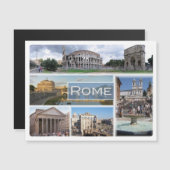 IT Italy - Rome - Big Fidge Magnet (Front/Back)