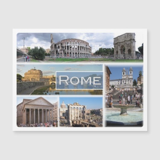 IT Italy - Rome - Big Fidge Magnet (Front)