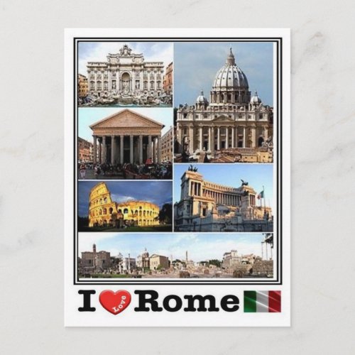 IT Italy _ Rome _ Postcard