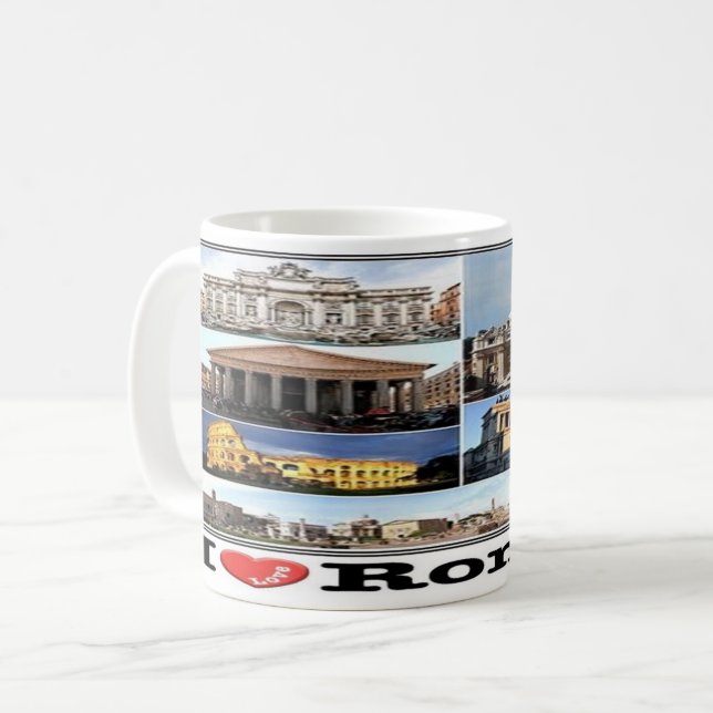 IT Italy -  Rome  Roma - Coffee Mug (Front Left)