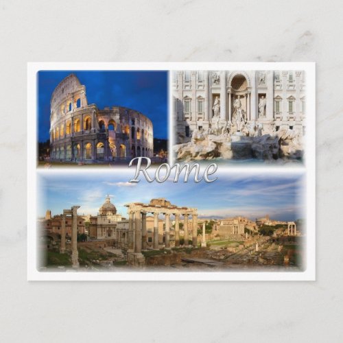 IT Italy _ Rome Roma _ Postcard