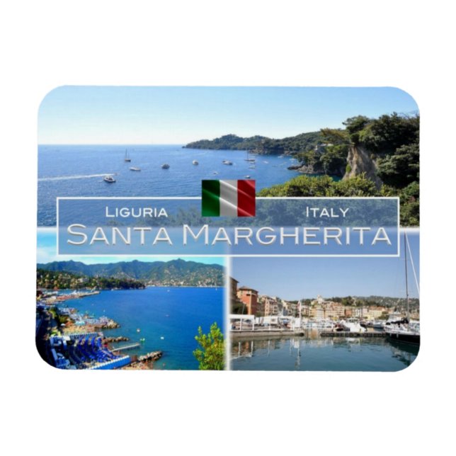 IT Italy - Santa Margherita ligure - Magnet (Horizontal)