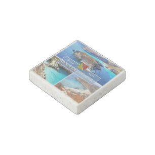 IT Italy - Sicilia - Isola dei Conigli - Stone Magnet