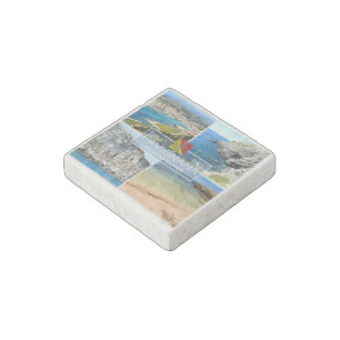 IT Italy - Sicily - Favignana island - Stone Magnet
