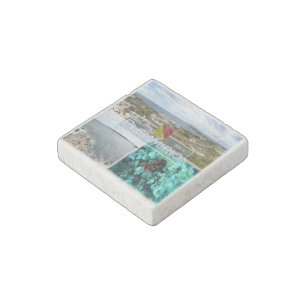 IT Italy - Sicily - Plemmirio - Ortigia - Stone Magnet