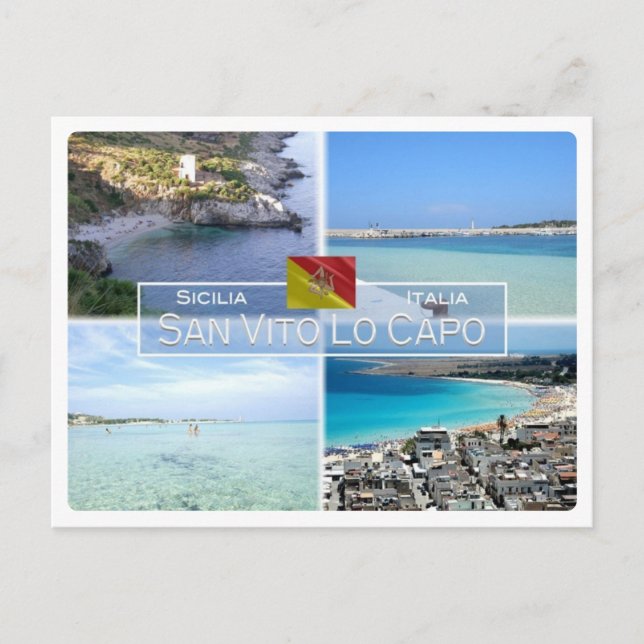 IT Italy - Sicily - San Vito Lo Capo  - Postcard (Front)
