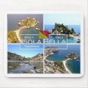 IT Italy - Sicily - Taormina - Isola Bella - Mouse Pad