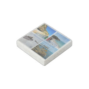IT Italy - Trabocchi Coast - Stone Magnet
