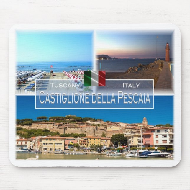 IT Italy - Tuscany - Castiglione della Pescaia - Mouse Pad (Front)