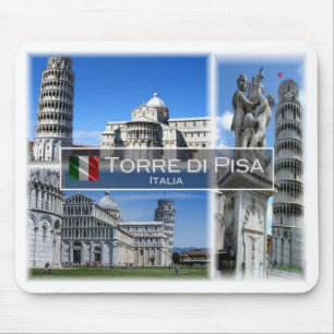 IT Italy - Tuscany - Pisa - Torre di Pisa - Mouse Pad