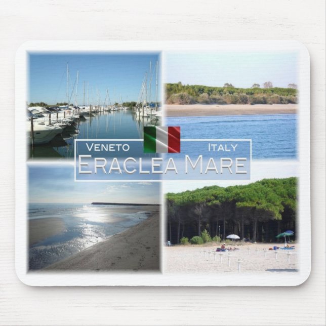 IT Italy - Veneto - Eraclea Mare - Pinewood - Mouse Pad (Front)