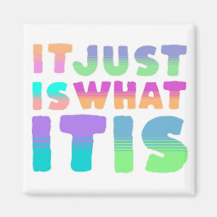It Just Is, What It Is   Funny Quote Magnet