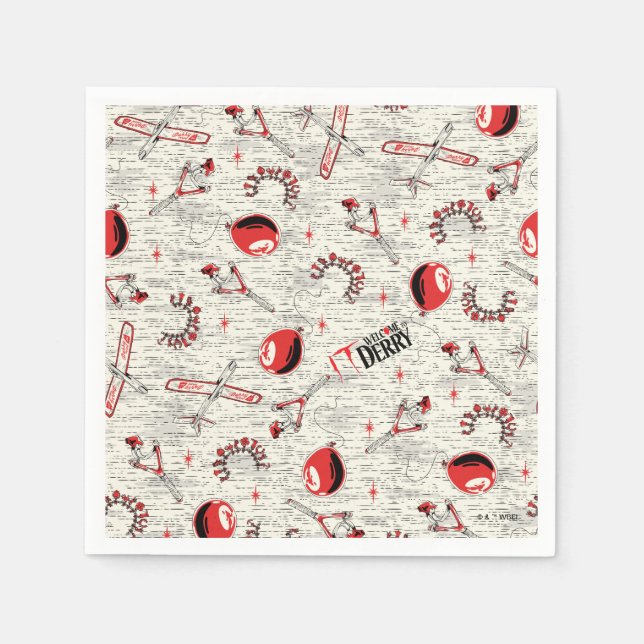 IT Kids Toys Pattern Napkins (Front)