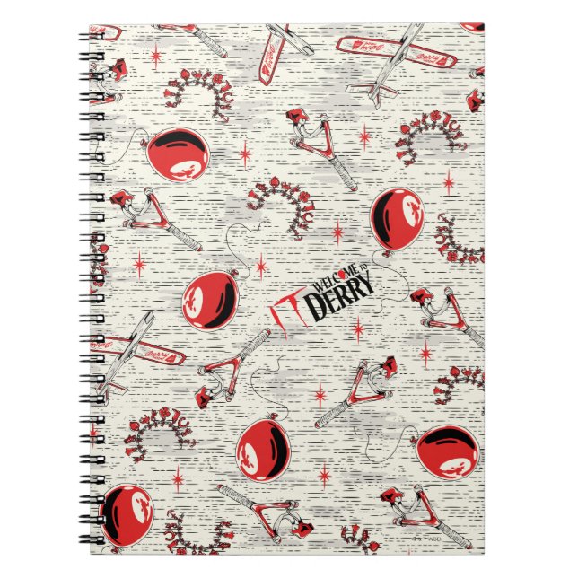 IT Kids Toys Pattern Notebook (Front)