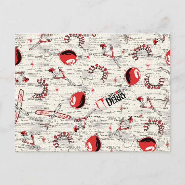 IT Kids Toys Pattern Postcard (Front)