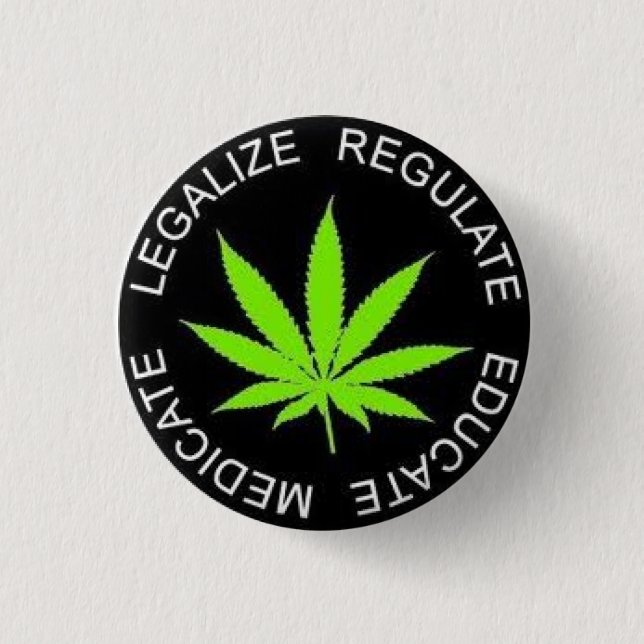 It legalizes It Pinback Button (Front)