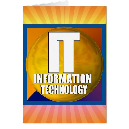 IT LOGO - INFORMATION TECHNOLOGY CARDS (Front)