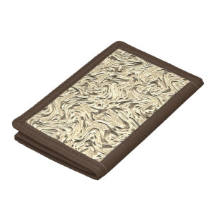 It looks like a textured of wall in beige tones tri-fold wallet
